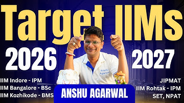 IPMAT 2026 | IPMAT 2027 Video Course | Target IIM Indore, Bangalore, Kozhikode, Shillong, and more..