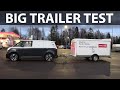 VW ID Buzz Cargo range test with trailer part 2