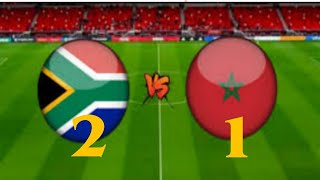 هزيمة المنتخب المغربي في تصفيات كأس أمم افريقيا أمام جنوب إفريقيا