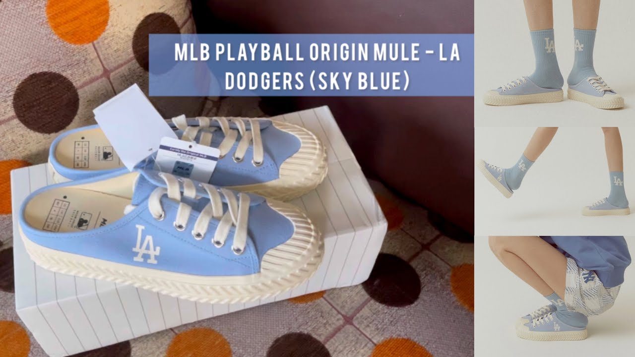 GIÀY MLB PLAYBALL ORIGIN LA DODGERS SKY BLUE SIZE 230  DaisyShopph