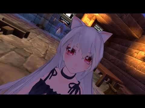 VRChat Moments - Tentacle girl meets VR anime neko girl : Virtual Reality