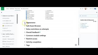Building a Quiz or Test in Moodle 4.0