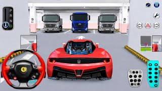 3D Driving Class Ferrari Parking Challenge 🚗🔥 | Luxury Truck Garage Gameplay | GaMiNg WiTh CaR