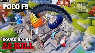 SQUAD HALAL🔥UBUR UBUR IKAN LELE RATAKAN EVENT LE BIKIN MUSUH PANIK LE🔥POCO F5 PUBG MOBILE