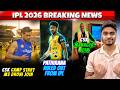 CSK Camp Start MS Dhoni Join🔥 CSK manager join 💛 Pathirana Ruled Out IPL | IPL 2026 News Today