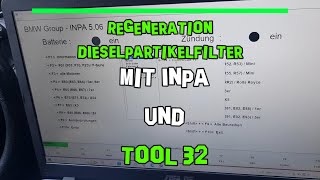 Bmw E60 E61 Regeneration Partikelfilter Mit Inpa Und Tool 32 Ediabas Partikelfilter Stark Beladen