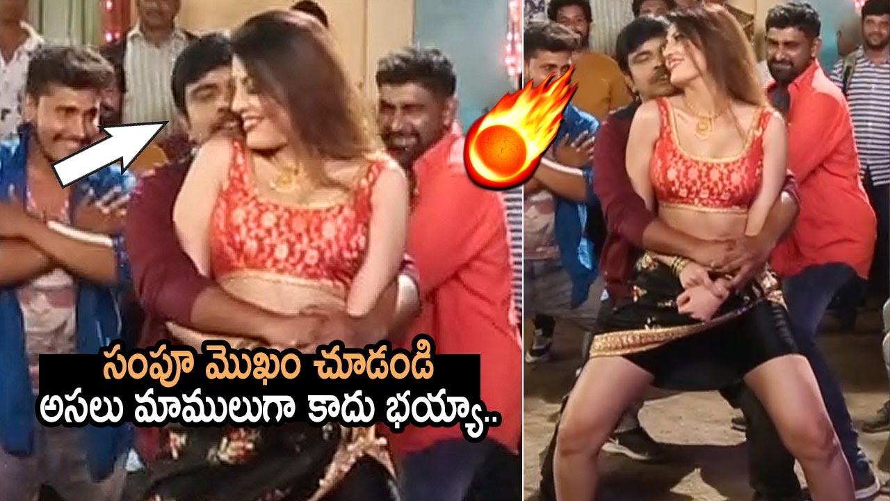 Sampoornesh Babu Dance With iteam Girl | Dhagad Samba Movie Song Making | Movie Blends