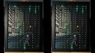 Algorithmic Precipitation Circuit Board Art - 30 Minutes of Rain