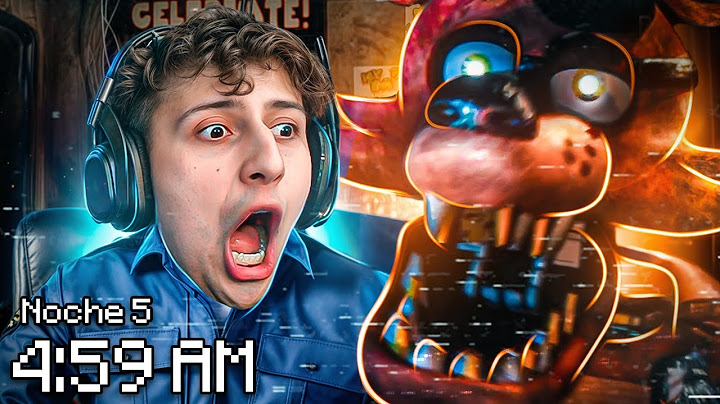 ME PASÉ FIVE NIGHTS AT FREDDY'S EN TIEMPO REAL 💀