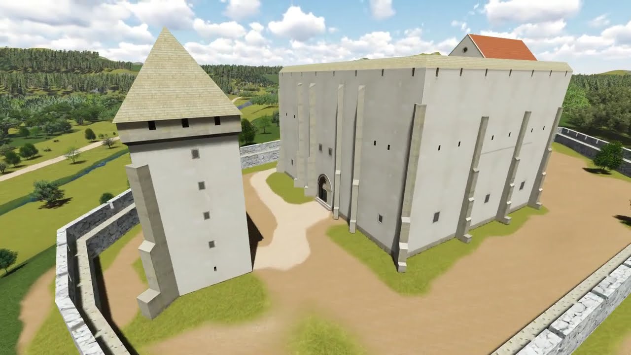 Mecseknádasdi (Schlossberg) templom – vár története 3D-ben