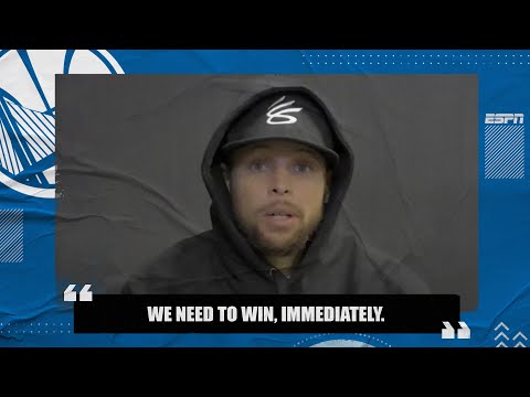 'We need to win, immediately' - Steph Curry on Warriors after loss to Bucks | NBA on ESPN