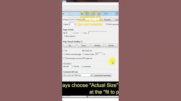 Setting-up "PDF" file before printing for accuracy.