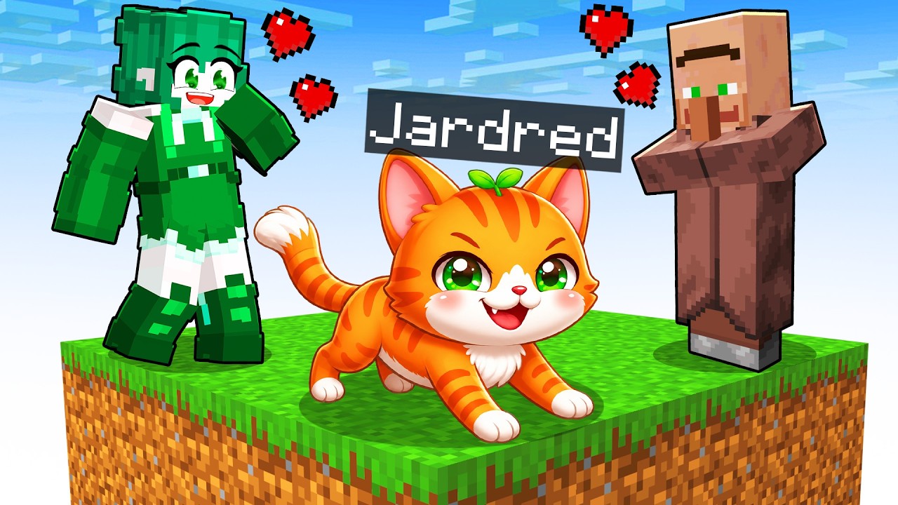 Me Hice pasar por BEBÉ GATO en UN CHUNK en Minecraft!