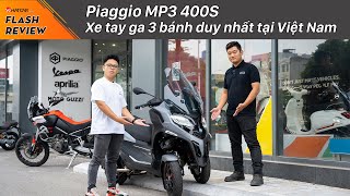 Xe tay ga ba bánh chính hãng DUY NHẤT tại Việt Nam - Piaggio MP3! | Whatcar.vn