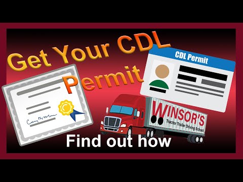 Video: Làm thế nào để bạn có được giấy phép CDL ở New Jersey?