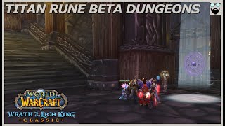 World of Warcraft Wrath of the Lich King Classic - Titan Rune BETA Dungeons - Holy Paladin Heals