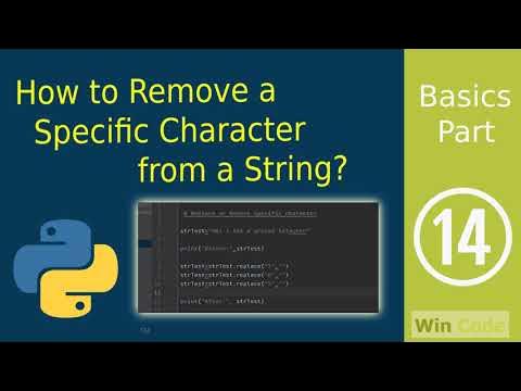How to Remove a Specific Character from a String? Replace or Remove ...