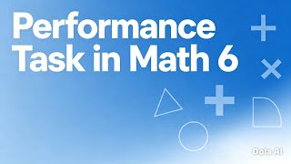 Performance task in Math 6 #2