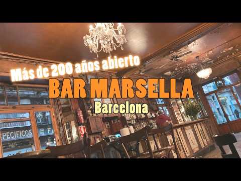 ASMR en el bar más antiguo de Barcelona - BAR MARSELLA desde 1820  #asmr