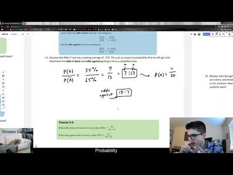 Determining Odds from Probabilities