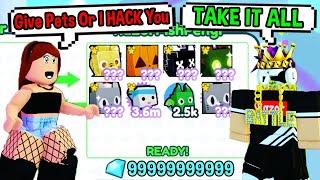 roblox Jenna Hacker scams In Pet Simulator X roblox