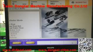 CR815  CR816 COMMON Rail injector and pump test bench Data of CR815