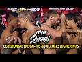 ONE Samurai 1 | Ceremonial Weigh-Ins &amp; Faceoffs Highlights