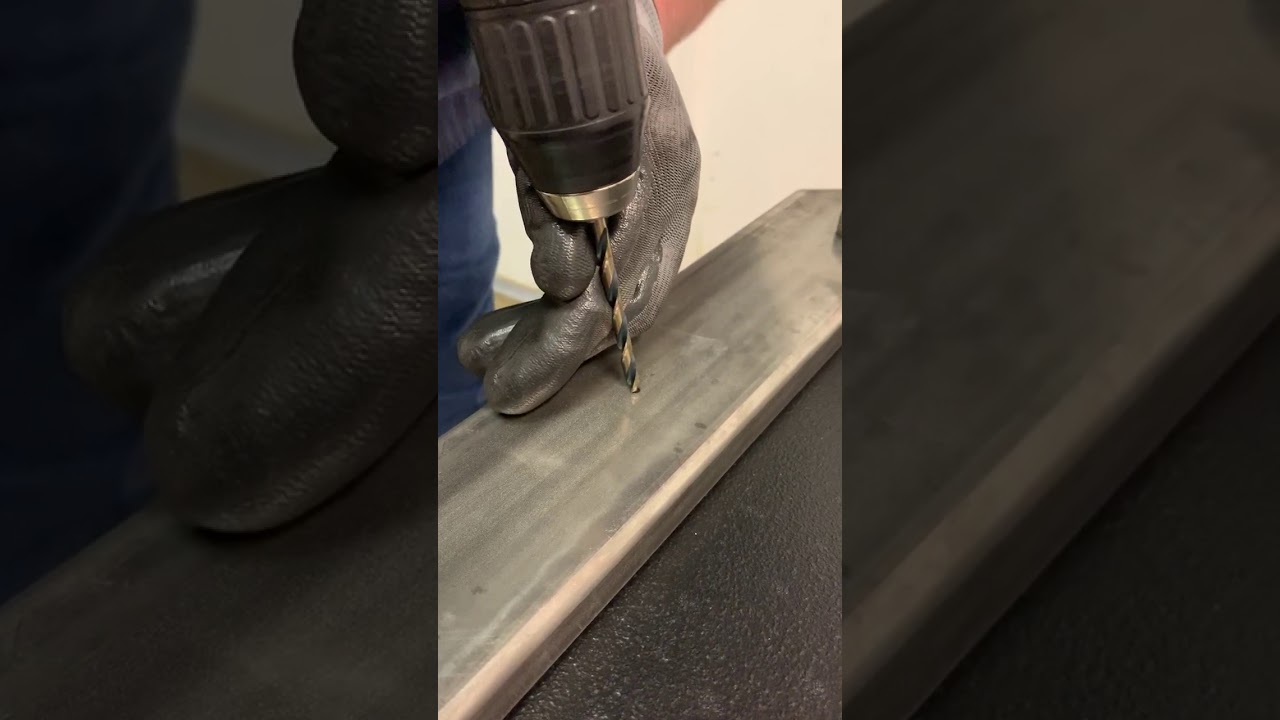 How To Drill And Tap Stainless Steel Youtube