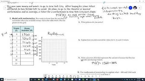 Alg 2 Lesson 2-1 Part 1