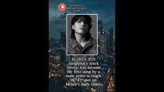 BTS' JUNGKOOK'S SEVEN IS NO 1 ON MELON'S DAILY CHART CONGRATULATIONS DEAR #jungkook #bts #btsarmy