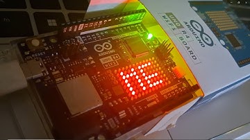 Arduino UNO R4 WiFi - Show my Name on the LED Matrix