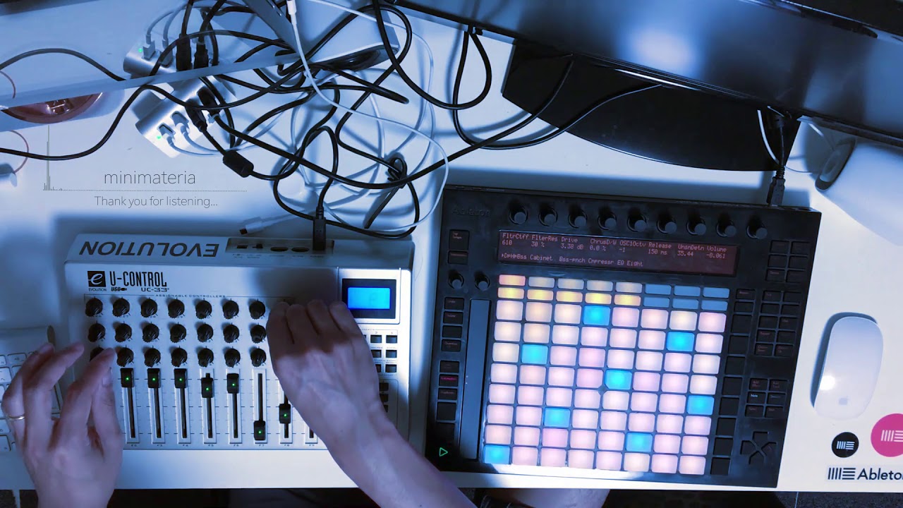 minimal dub tech house ableton push + UC-33e - YouTube