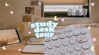 🎨 study desk tour! (minimal, aesthetic, organized) 🎨 screenshot 4
