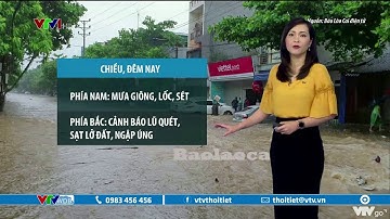 Dự báo thời tiết chiều và đêm 05/07/2021 | Phía bắc cảnh báo lũ quét, sạt lở đất, ngập úng | VTVWDB