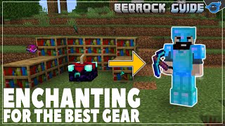 ENCHANTING GUIDE for the BEST GEAR! | Bedrock Guide S2 Ep6 | Survival Tutorial Lets Play