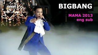 BIGBANG MAMA 2013 eng sub - Doom Dada + Ringa Linga +Let's Talk About Love+ Crooked + Fantastic Baby