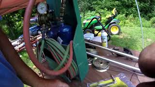 SMALL PORTABLE TORCH UNIWELD 76-A CUTTING TIP