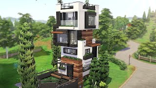 Tall Tiny House | The Sims 4 - Speed Build (NO CC)