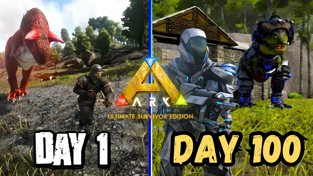 🎥I Survived 100 Days on the Island in ARK: Mobile ultimate edition (The movie)