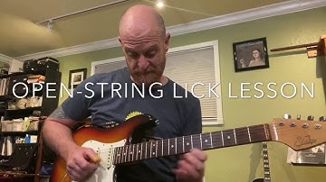 Easy Badass Open-String Lick - Lesson