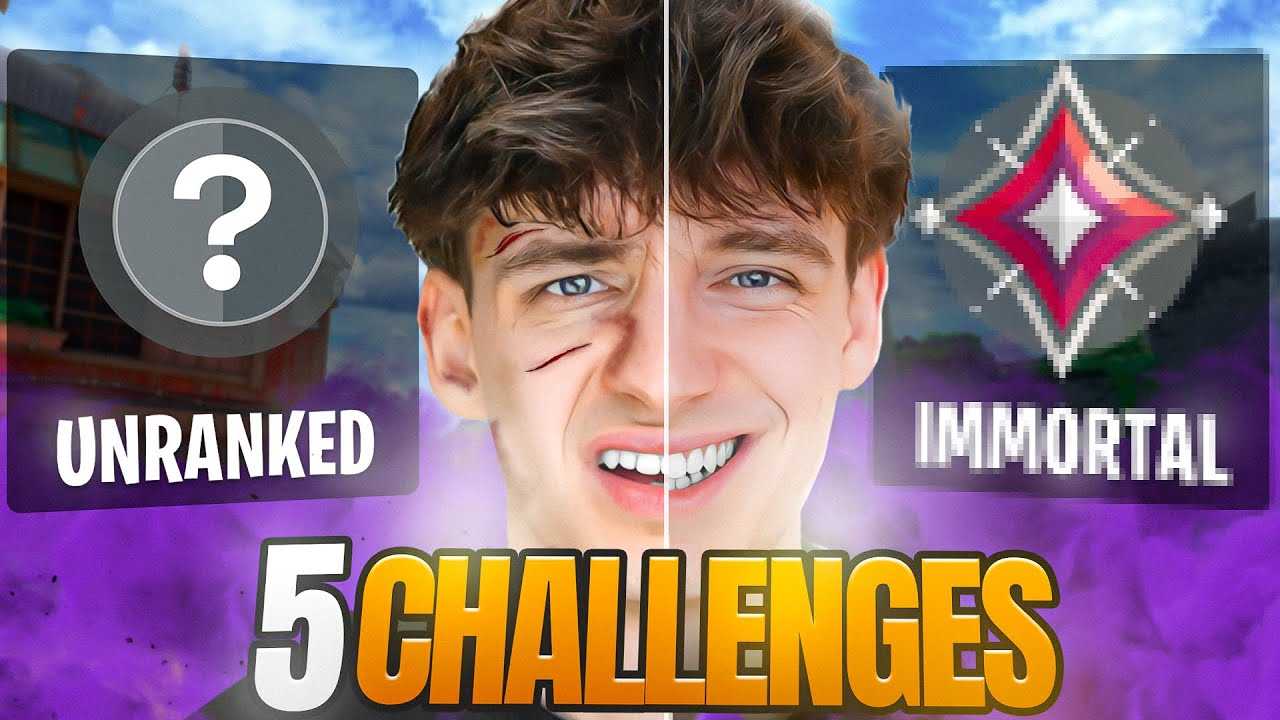 5 Einrank-Games, 5 CHALLENGES 💀 | Valorant neue Season Deutsch