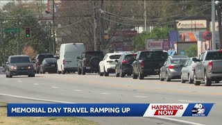 Memorial Day travel ramping up