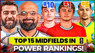 Top 15 Midfields POWER RANKED for FIFA World Cup 2026 🌍⚡