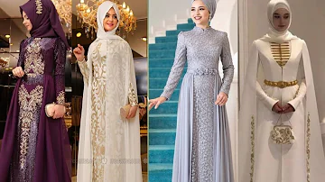 turkish maxi dress design/arabic dress design/modest dresses with hijab#formal #dressdesign