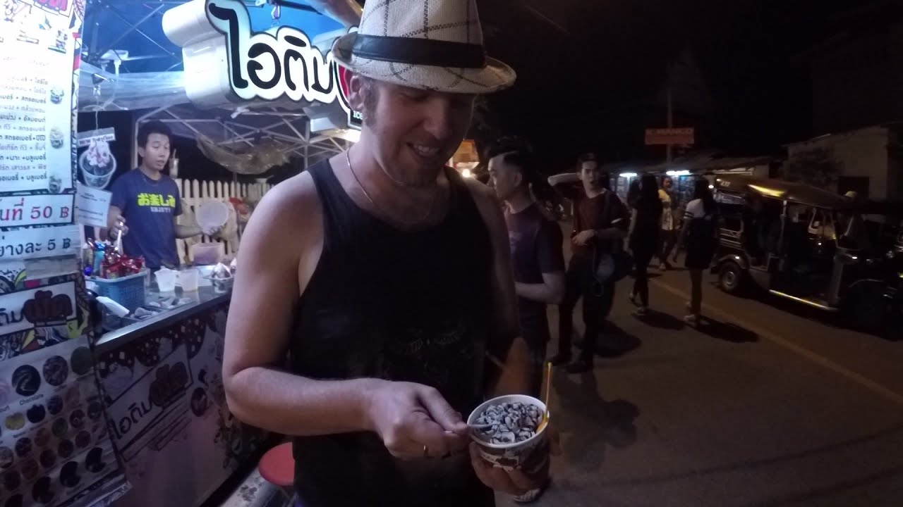 A Special Ice Cream Treat at Chiang Mai's Sunday Night Market