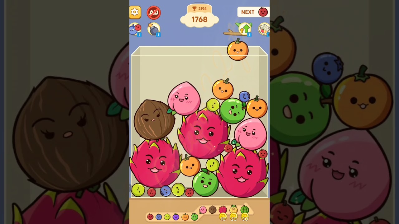 2048 | Watermelon Game Fruit Merge Challenge 