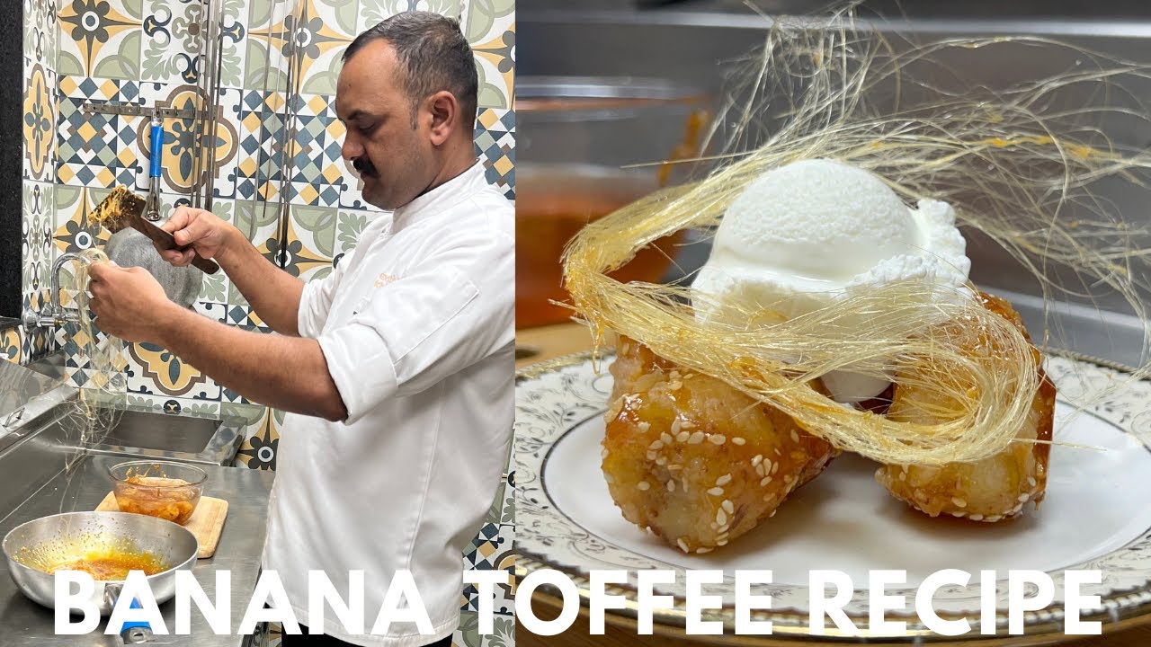 Banana Toffee Recipe | Chinese Dessert Recipe | Fried Banana Toffee | Toffee Recipe | Banana Recipe