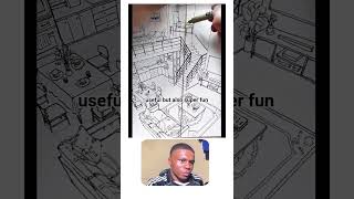 Perspective drawing - learning perspective drawing #arttips #arttutorial #artvideos #drawing #art