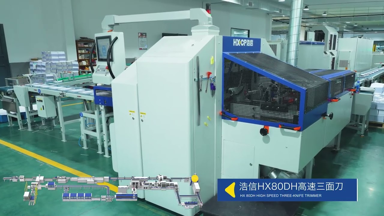HXCP Intelligent Hardcover Book Production Line in Yancheng