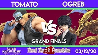 Red Rock Rumble #63 - Tomato (Terry) VS. OgreB (Joker, Ridley) - Grand Finals - Smash Ultimate